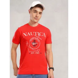 Nautica Brand Logo Printed T-shirt-picture-19