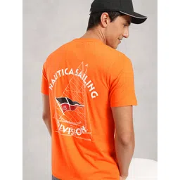 Nautica Brand Logo Printed T-shirt-picture-40