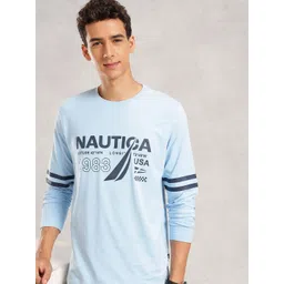 Nautica Brand Logo Printed T-shirt-picture-38