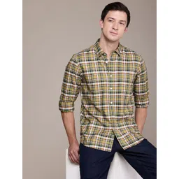 Nautica Checked Opaque Pure Cotton Casual Shirt-picture-15