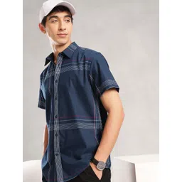Nautica Checked Pure Cotton Casual Shirt-picture-10