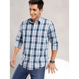 Nautica Classic Checked Pure Cotton Casual Shirt-picture-17