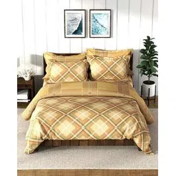 nautica Cotton Double Comforter With 1 King Bedsheet And 2 Pillow Covers-picture-32