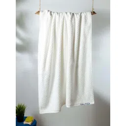 Nautica Cross View White Cotton 600 GSM Fluffy Zero Twist Bath Towel-picture-36