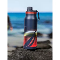Nautica Fender Navy & Orange Stainless Steel Triple-Layer Insulated Thermo Flask (750ml)-picture-32