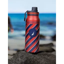 Nautica Fender Red & Navy Stainless Steel Triple-Layer Insulated Thermo Flask (750ml)-picture-27