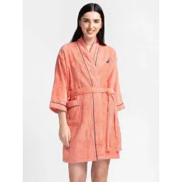 Nautica Highline Coral Cotton 500 GSM Ultra Soft Bath Robe-picture-18