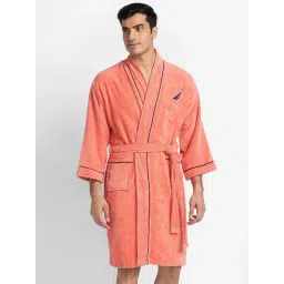 Nautica Highline Coral Cotton 500 GSM Ultra Soft Bath Robe-picture-27