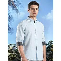 Nautica Men Abstract Printed Slim Fit Cotton Casual Shirt-picture-39