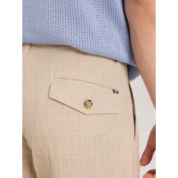 Nautica Men Checked Cotton Linen Shorts image 5