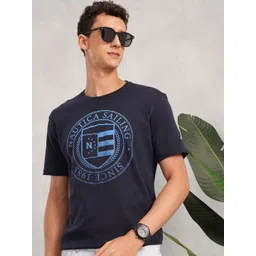 Nautica Men Printed Pure Cotton T-shirt-picture-33