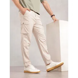 Nautica Men Pure Cotton Cargos Trousers-picture-16