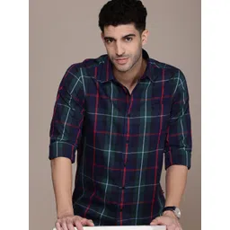 Nautica Men Smart Tartan Checks Checked Casual Shirt-picture-30