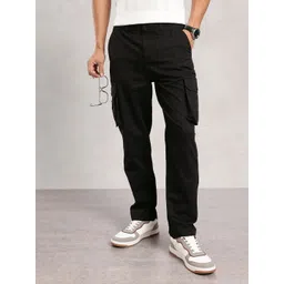 Nautica Men Solid Cargos Trousers-picture-29