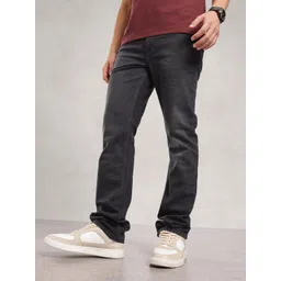 Nautica Men Straight Fit Mid-Rise Light Fade Stretchable Jeans-picture-24