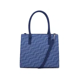 Nautica Navy Blue Printed Medium Shoulder Handbag-picture-28