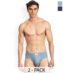 Nautica Pack Of 2 Pure Cotton Hipster Briefs N_CIEBF01-BSDO/PBLU-picture-34
