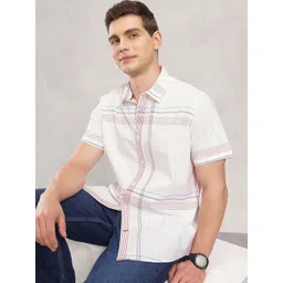 Nautica Pure Cotton Classic Fit Checked Casual Shirt-picture-37