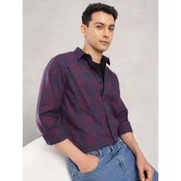 Nautica Pure Cotton Classic Fit Checked Casual Shirt-picture-29
