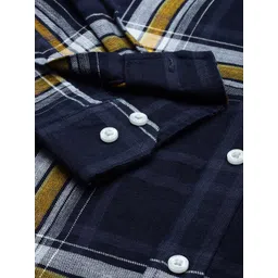Nautica Pure Cotton Classic Opaque Checked Casual Shirt image 5