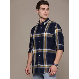 Nautica Pure Cotton Classic Opaque Checked Casual Shirt image 2
