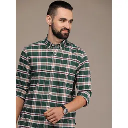 Nautica Slim Fit Checked Casual Shirt-picture-14