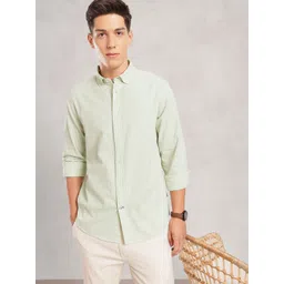 Nautica Slim Fit Textured Pure Cotton Casual Shirt-picture-33