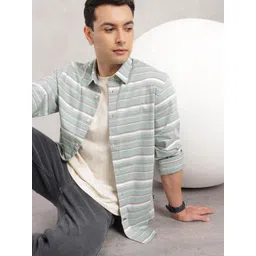 Nautica Striped Classic Fit Casual Shirt-picture-33