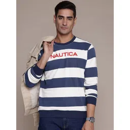 Nautica Striped Logo Detail Sweatshirt-picture-38