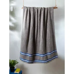 Nautica Vintage Crew Stripe Grey Cotton 500 GSM Super Soft Zero Twist Bath Towel-picture-14