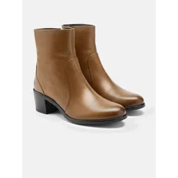 Nautica Women Leather Block Heel Boots-picture-23