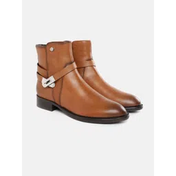 Nautica Women Mid-Top Buckle Detail Regular Boots-picture-34