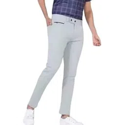 navaso Men’s Casual Slim Fit Trousers Stretch Polyester Blend Comfortable Everyday Pants-picture-17