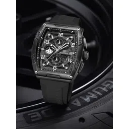 Naviforce Men Brass Embellished Dial & Straps Analogue Chronograph Watch NF8052 BWB-picture-29