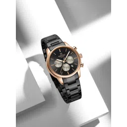 Naviforce Men Embellished Dial Analogue Chronograph Watch NF8076_RG/B/B-picture-24