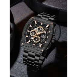 Naviforce Men Embellished Dial & Stainless Steel Straps Analogue Chronograph Watch NF8066_B RG B-picture-21