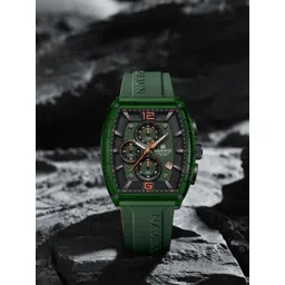 Naviforce Men Rectangular Dial & Straps Analogue Watch NF6101_GN O GN-picture-38