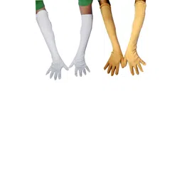 Navkar Crafts Unisex Pack of 2 Cotton Full Hand Gloves-picture-28