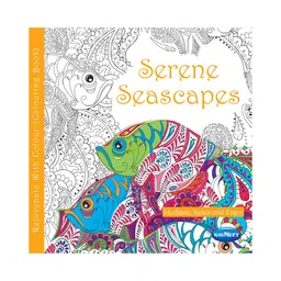 navneet Serene Seascapes Coloring Book - English image 1