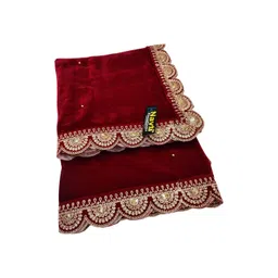 Navti Creations Dyed Velvet Dupatta-picture-51