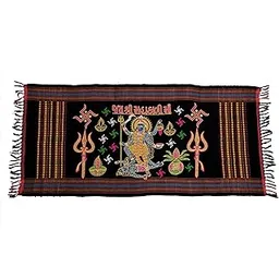 NAVYA HENDICRAFT Mahakali ma Printed Computer Design Aari Bharat sequence Shawl-picture-10