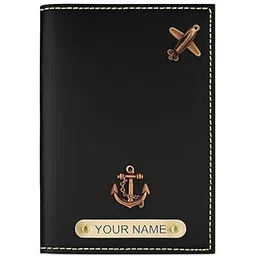 navya royal art Customized Passport Cover with Name - Personalized Leather Passport Holder for Men & Women - Travel Wallet with Card Slots - Handmade Engraved Passport Case K01-picture-37