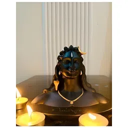 Navyaksh Black Adhi Yogi Decorative Showpiece-picture-26