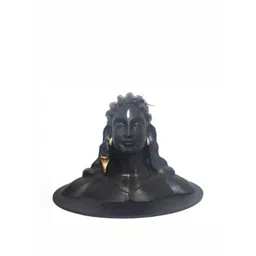Navyaksh Black & Gold Toned Adiyogi Shiva Idol Showpiece-picture-14