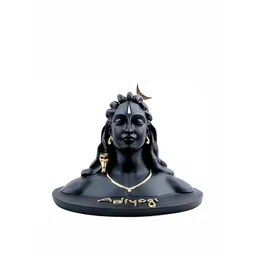 Navyaksh Black And Gold Toned Adiyogi Shiva Idol Showpiece-picture-35