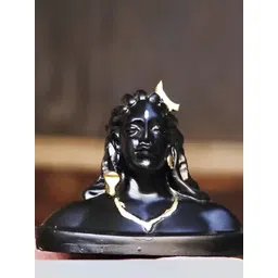 Navyaksh Black & Gold Toned Adiyogi Shiva Religious Idol Showpiece-picture-17