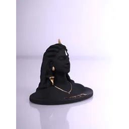 Navyaksh Black & Gold Toned Adiyogi Shiva Religious Idol Showpiece-picture-30