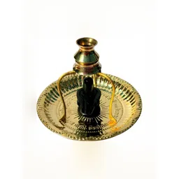 Navyaksh Black & Gold-Toned Brass Small Religious Showpiece-picture-37