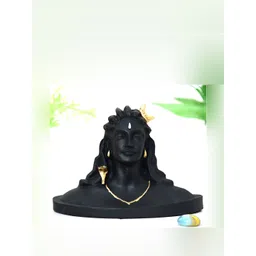 Navyaksh Black & Gold Toned Religious Adiyogi Shiva Idol Showpiece-picture-34