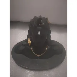 Navyaksh Black & Gold-Toned Religious Small Yogi Showpiece-picture-34